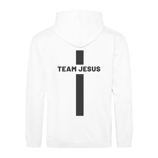 Team Jesus Hoodie BackPrint Variante, Mountain Movers christliches Design