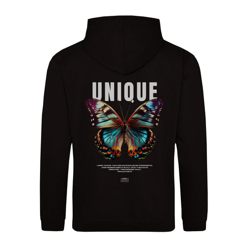 Unieke vlinderhoodie met rugprint