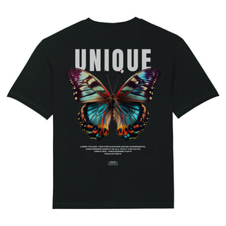 Unique Butterfly Oversized Shirt BackPrint Variante, Mountain Movers christliches Design