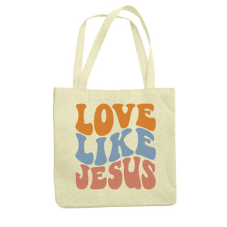 Love Like Jesus Tragetasche, christliche Streetwear von Mountain Movers