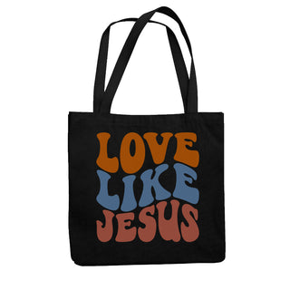 Love Like Jesus Tragetasche Variante, Mountain Movers christliches Design
