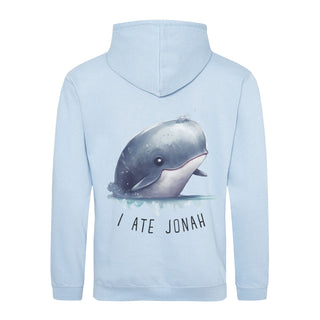 Jonah Animated Hoodie BackPrint Detailansicht, Mountain Movers christliche Streetwear