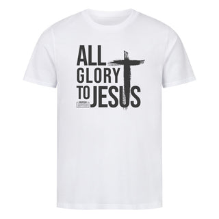All Glory to Jesus Shirt Variante, Mountain Movers christliches Design