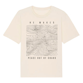 Chaos Oversized Shirt Front Detailansicht, Mountain Movers christliche Streetwear
