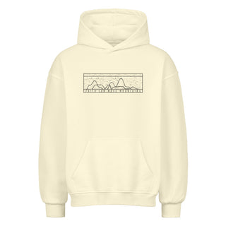 Faith can move mountains Simple retro Oversized Hoodie Variante, Mountain Movers christliches Design