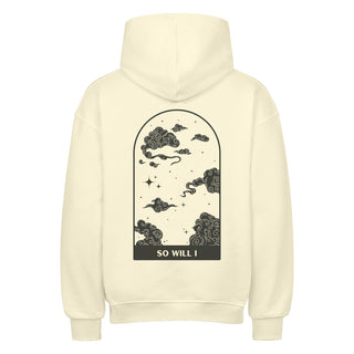 So will I Oversized Hoodie(Front & Back) Detailansicht, Mountain Movers christliche Streetwear