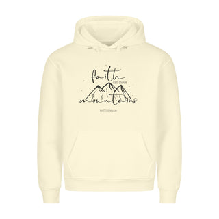 Move Mountains Hoodie Variante, Mountain Movers christliches Design
