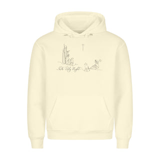 o Holy Night Sketch Christmas Hoodie