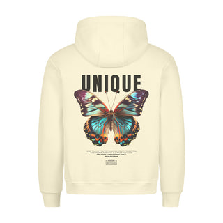 Unique Butterfly Hoodie BackPrint Detailansicht, Mountain Movers christliche Streetwear