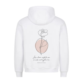 Like a Flower Hoodie BackPrint Variante, Mountain Movers christliches Design
