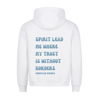 Spirit lead me Hoodie BackPrint Variante, Mountain Movers christliches Design