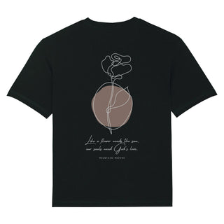 Like a Flower Oversized Shirt BackPrint Variante, Mountain Movers christliches Design