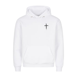 Painted Cross Hoodie Variante, Mountain Movers christliches Design