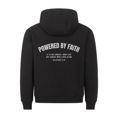 Powered by Faith Gym Hoodie Backprint