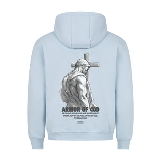 Armor of God Gym Hoodie BackPrint Variante, Mountain Movers christliches Design