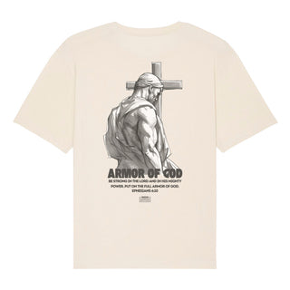 Armor of God Gym Oversized Shirt BackPrint, Rueckansicht