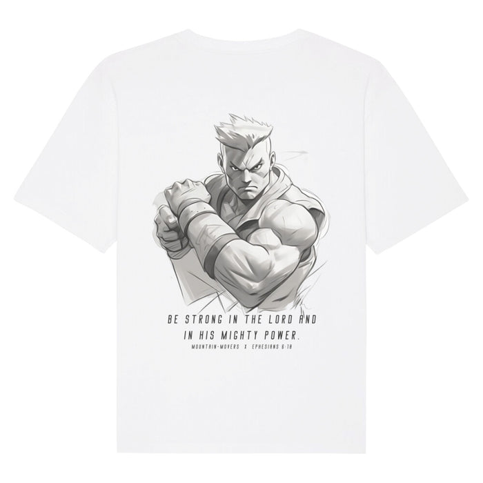 Mighty Power Gym oversized T-shirt met print op de achterkant