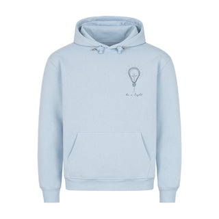 Be a light Hoodie, Vorderansicht