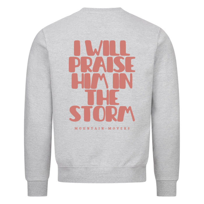 Ik zal hem prijzen Sweatshirt Rugprint