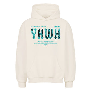 YHWH Streetwear Oversized Hoodie, Vorderansicht