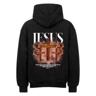 Jesus Streetwear Oversized Hoodie BackPrint