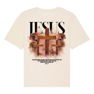 Jesus Streetwear Oversized Shirt BackPrint, Rueckansicht