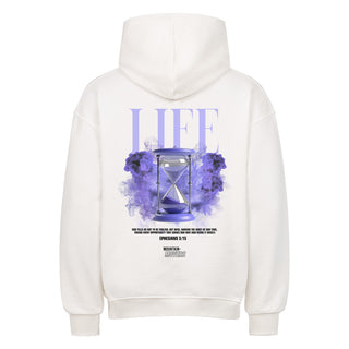 Life Streetwear Oversized Hoodie BackPrint, Motivdetail