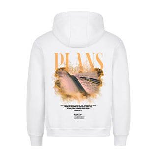 Plans Streetwear Hoodie BackPrint, Motivdetail