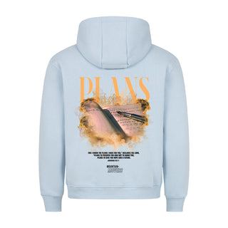 Plans Streetwear Hoodie BackPrint, Rueckansicht