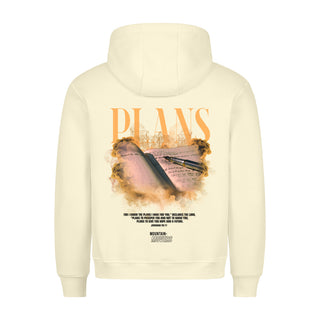 Plans Streetwear Hoodie BackPrint, Vorderansicht