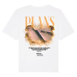 Plans Streetwear Oversized T-Shirt BackPrint, Vorderansicht