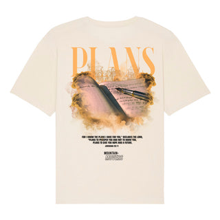 Plans Streetwear Oversized T-Shirt BackPrint, Rueckansicht