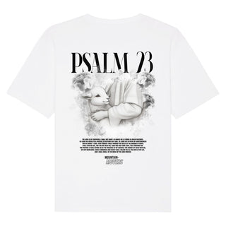 Psalm 23 Streetwear Oversized Shirt BackPrint, Vorderansicht