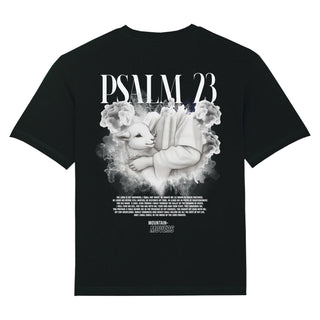 Psalm 23 Streetwear Oversized Shirt BackPrint, Motivdetail