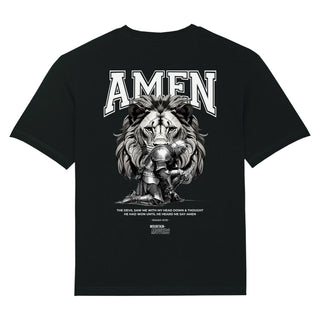 Amen Oversized Shirt BackPrint, Motivdetail
