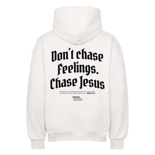 Chase Jesus Oversized Hoodie BackPrint, Motivdetail