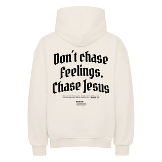 Chase Jesus Oversized Hoodie BackPrint, Vorderansicht
