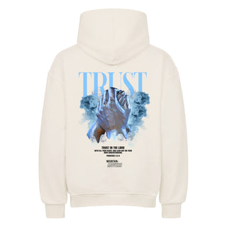 Trust Streetwear Oversized Hoodie BackPrint, Vorderansicht