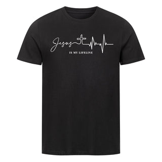 Jesus is my lifeline Shirt, Motivdetail