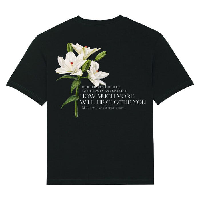 Jurken voor de Lilies Oversized T-shirt met print op de achterkant