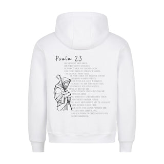 Psalm 23 Text Hoodie BackPrint, Motivdetail