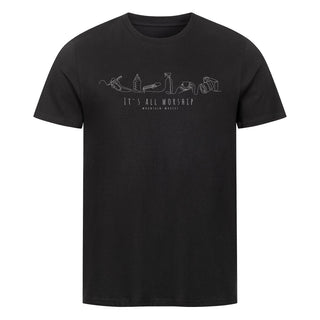 It´s all worship Shirt, Motivdetail