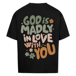 Madly in Love Oversized Shirt BackPrint, Motivdetail