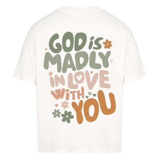 Madly in Love Oversized Shirt BackPrint, Vorderansicht