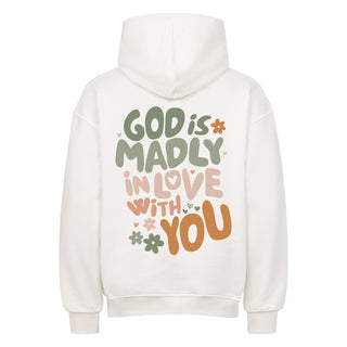 Madly in Love Oversized Hoodie BackPrint, Motivdetail