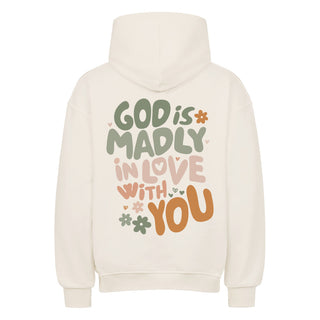 Madly in Love Oversized Hoodie BackPrint, Vorderansicht