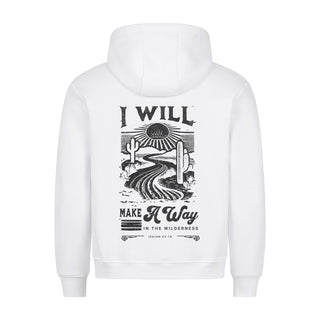 Way in the Wilderness Hoodie BackPrint, Motivdetail