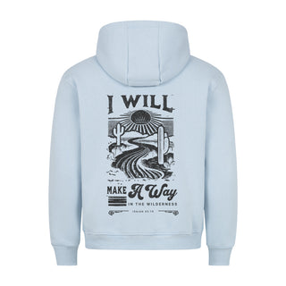 Way in the Wilderness Hoodie BackPrint, Vorderansicht