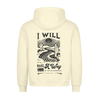 Way in the Wilderness Hoodie BackPrint, Rueckansicht