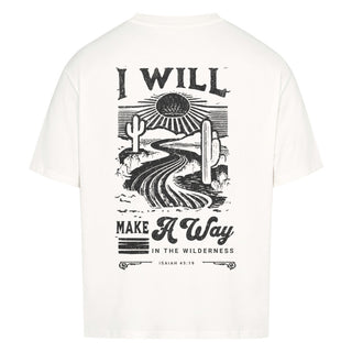 Way in the Wilderness Oversized Shirt BackPrint, Vorderansicht